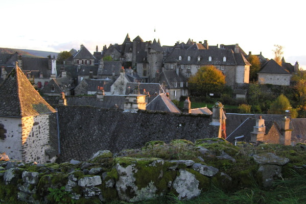 Salers, vue du château