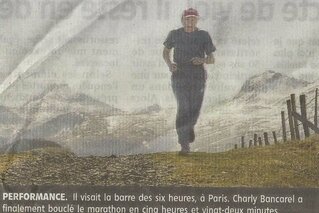 CHARLY BANCAREL, UN MARATHON DE PARIS POUR SA 90e ANNEE