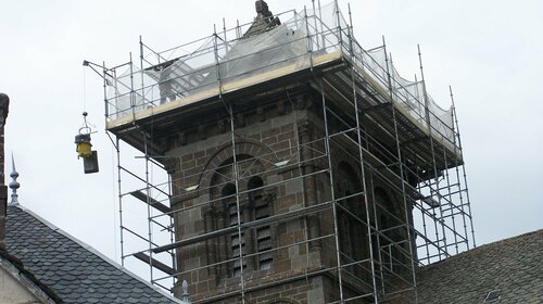 En cours Clocher de l’église St-Mathieu