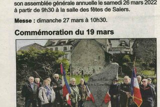 COMMEMORATION DU 19 MARS