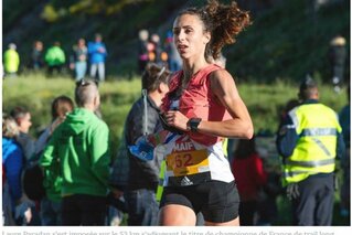 LA CLERMONTOISE LAURE PARADAN TRIOMPHE SUR LE TRAIL LONG DE LA PASTOURELLE ET S'OFFRE UN TITRE DE CHAMPIONNE DE FRANCE 