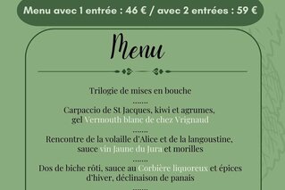 La St-Valentin au restaurant spa Le Bailliage