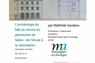 Conférence : "L'archéologie du bâti au service du patrimoine de Salers"