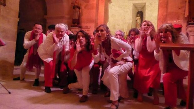 DES CHOEURS D'ARTICHAUTS POUR UN CONCERT POLYPHONIQUE A L'EGLISE