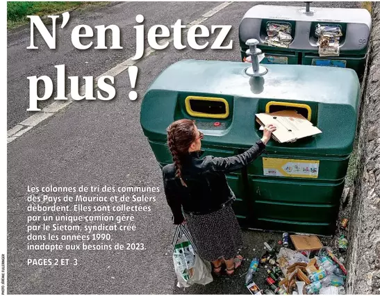 LES CONTAINERS DEBORDENT