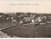 Salers, vue de la croix de la Peyrade