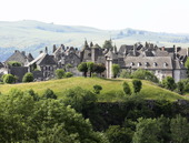 Salers vue sur le château (Yves Dauquier)