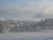 Salers, brume hivernale (Laporte M-L)