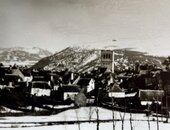 Salers, clocher de l'église (archives départementales)